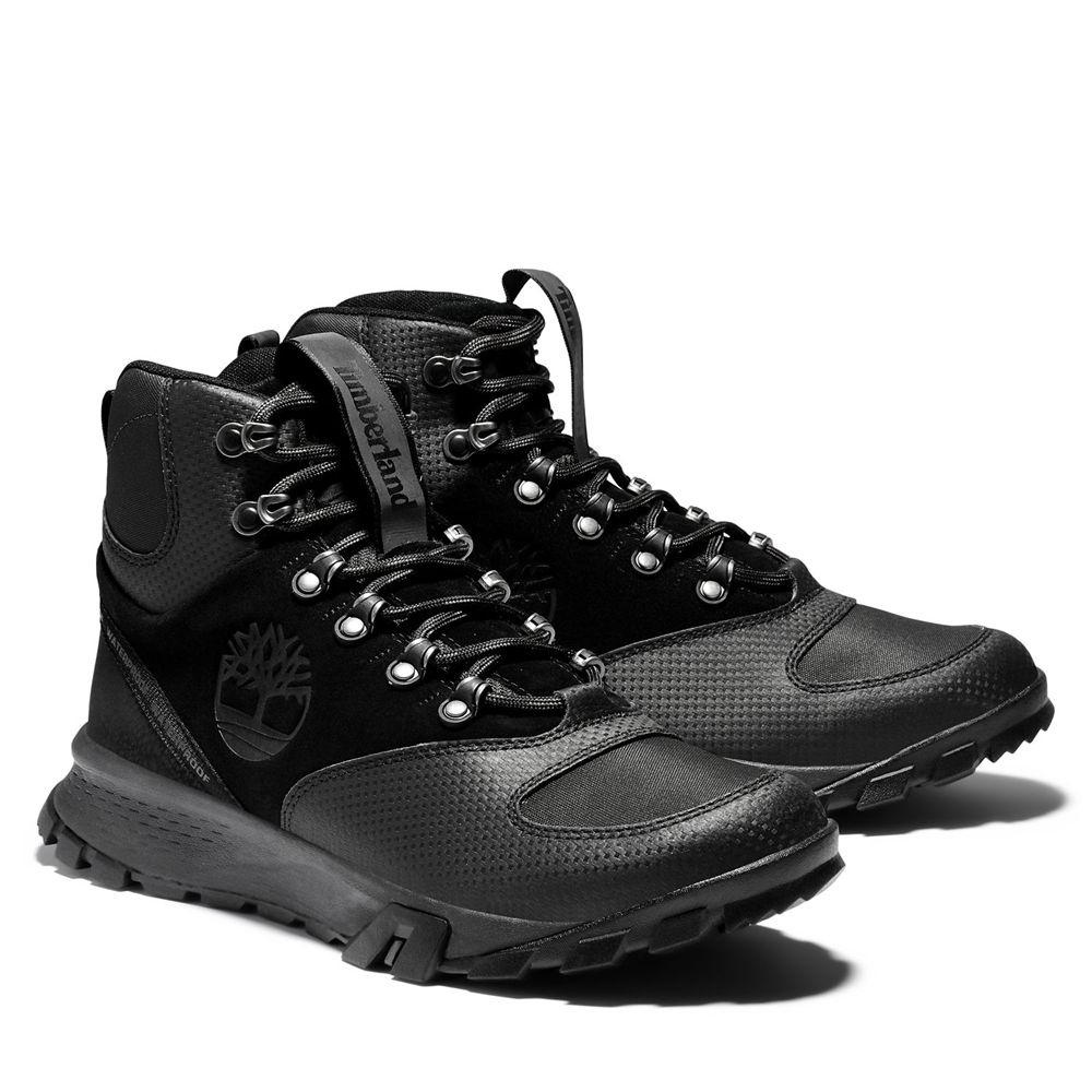 Botas de Montaña Timberland Argentina Hombre - Garrison Trail Waterproof Altas - Negras - LDMQTI-623